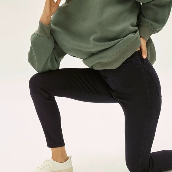 NWT Everlane The Way-High Clean Front Skinny Jean in Black - Size 30 - Picture 15 of 16